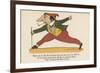 There Was an Old Man of Corfu, Who Never Knew What He Should Do-Edward Lear-Framed Giclee Print