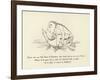 There Was an Old Man of Dunluce, Who Went Out to Sea on a Goose-Edward Lear-Framed Giclee Print