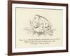 There Was an Old Man of Dunluce, Who Went Out to Sea on a Goose-Edward Lear-Framed Giclee Print