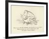 There Was an Old Man of Dunluce, Who Went Out to Sea on a Goose-Edward Lear-Framed Giclee Print