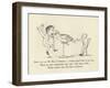 There Was an Old Man of Dunrose; a Parrot Seized Hold of His Nose-Edward Lear-Framed Giclee Print
