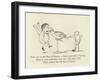 There Was an Old Man of Dunrose; a Parrot Seized Hold of His Nose-Edward Lear-Framed Giclee Print