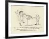 There Was an Old Man of Dunrose; a Parrot Seized Hold of His Nose-Edward Lear-Framed Giclee Print