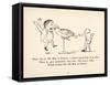 There was an Old Man of Dunrose-Edward Lear-Framed Stretched Canvas