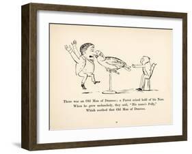 There was an Old Man of Dunrose-Edward Lear-Framed Art Print