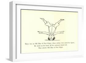 There Was an Old Man of Port Grigor, Whose Actions Were Noted for Vigour-Edward Lear-Framed Giclee Print
