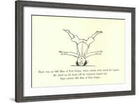 There Was an Old Man of Port Grigor, Whose Actions Were Noted for Vigour-Edward Lear-Framed Giclee Print