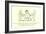 There Was an Old Man of Thames Ditton, Who Called Out for Something to Sit On-Edward Lear-Framed Giclee Print