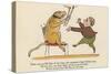 There Was an Old Man of the Cape, Who Possessed a Large Barbary Ape-Edward Lear-Stretched Canvas