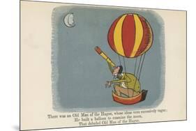 There Was an Old Man of the Hague, Whose Ideas Were Excessively Vague-Edward Lear-Mounted Giclee Print