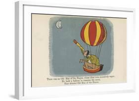 There Was an Old Man of the Hague, Whose Ideas Were Excessively Vague-Edward Lear-Framed Giclee Print