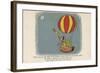 There Was an Old Man of the Hague, Whose Ideas Were Excessively Vague-Edward Lear-Framed Giclee Print