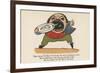 There Was an Old Man of the South, Who Had an Immoderate Mouth-Edward Lear-Framed Giclee Print