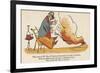 There Was an Old Man of Vesuvius, Who Studied the Works of Vitruvius-Edward Lear-Framed Giclee Print