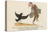 There Was an Old Man of Whitehaven, Who Danced a Quadrille with a Raven-Edward Lear-Stretched Canvas