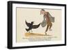 There Was an Old Man of Whitehaven, Who Danced a Quadrille with a Raven-Edward Lear-Framed Giclee Print