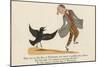 There Was an Old Man of Whitehaven, Who Danced a Quadrille with a Raven-Edward Lear-Mounted Giclee Print