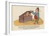 There Was an Old Man on Some Rocks, Who Shut Up His Wife in a Box-Edward Lear-Framed Giclee Print