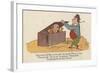 There Was an Old Man on Some Rocks, Who Shut Up His Wife in a Box-Edward Lear-Framed Giclee Print