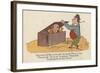 There Was an Old Man on Some Rocks, Who Shut Up His Wife in a Box-Edward Lear-Framed Giclee Print