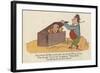 There Was an Old Man on Some Rocks, Who Shut Up His Wife in a Box-Edward Lear-Framed Giclee Print