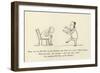 There Was an Old Man on the Humber, Who Dined on a Cake of Burnt Umber-Edward Lear-Framed Giclee Print