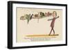 There Was an Old Man on Whose Nose Most Birds of the Air Could Repose-Edward Lear-Framed Giclee Print