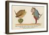 There Was an Old Man Who Said, 'Hush! I Perceive a Young Bird in This Bush!'-Edward Lear-Framed Giclee Print