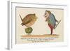 There Was an Old Man Who Said, 'Hush! I Perceive a Young Bird in This Bush!'-Edward Lear-Framed Giclee Print