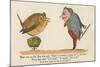 There Was an Old Man Who Said, 'Hush! I Perceive a Young Bird in This Bush!'-Edward Lear-Mounted Giclee Print