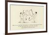 There Was an Old Man, Who Screamed Out Whenever They Knocked Him About-Edward Lear-Framed Giclee Print