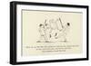 There Was an Old Man, Who Screamed Out Whenever They Knocked Him About-Edward Lear-Framed Giclee Print