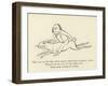 There Was an Old Man, Whose Despair Induced Him to Purchase a Hare-Edward Lear-Framed Giclee Print