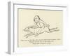 There Was an Old Man, Whose Despair Induced Him to Purchase a Hare-Edward Lear-Framed Giclee Print