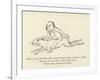 There Was an Old Man, Whose Despair Induced Him to Purchase a Hare-Edward Lear-Framed Giclee Print