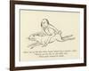 There Was an Old Man, Whose Despair Induced Him to Purchase a Hare-Edward Lear-Framed Giclee Print