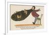 There Was an Old Man with a Beard, Who Said, 'It Is Just as I Feared!'-Edward Lear-Framed Giclee Print