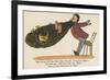 There Was an Old Man with a Beard, Who Said, 'It Is Just as I Feared!'-Edward Lear-Framed Giclee Print