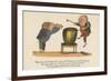 There Was an Old Man with a Gong, Who Bumped at it All the Day Long-Edward Lear-Framed Giclee Print