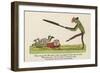 There Was an Old Man with a Poker, Who Painted His Face with Red Ochre-Edward Lear-Framed Giclee Print