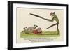 There Was an Old Man with a Poker, Who Painted His Face with Red Ochre-Edward Lear-Framed Giclee Print