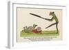 There Was an Old Man with a Poker, Who Painted His Face with Red Ochre-Edward Lear-Framed Giclee Print