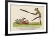 There Was an Old Man with a Poker, Who Painted His Face with Red Ochre-Edward Lear-Framed Giclee Print