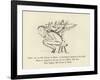 There Was an Old Person in Black, a Grasshopper Jumped on His Back-Edward Lear-Framed Giclee Print