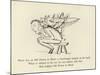 There Was an Old Person in Black, a Grasshopper Jumped on His Back-Edward Lear-Mounted Giclee Print