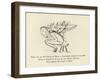 There Was an Old Person in Black, a Grasshopper Jumped on His Back-Edward Lear-Framed Giclee Print