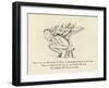 There Was an Old Person in Black, a Grasshopper Jumped on His Back-Edward Lear-Framed Giclee Print