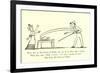 There Was an Old Person of Blythe, Who Cut Up His Meat with a Scythe-Edward Lear-Framed Giclee Print