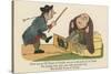 There Was an Old Person of Cheadle Was Put in the Stocks by the Beadle-Edward Lear-Stretched Canvas