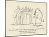 There Was an Old Person of China, Whose Daughters Were Jiska and Dinah-Edward Lear-Mounted Giclee Print